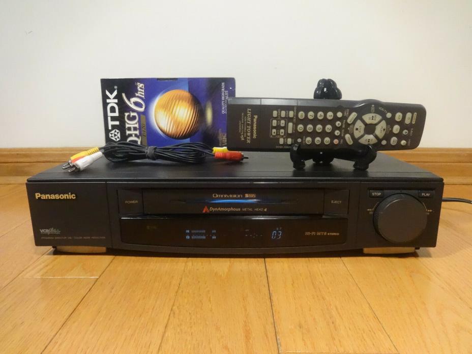 Panasonic PV-S4366-K Dynamorphous Hi-Fi S-VHS VCR Video Cassette Recorder Japan