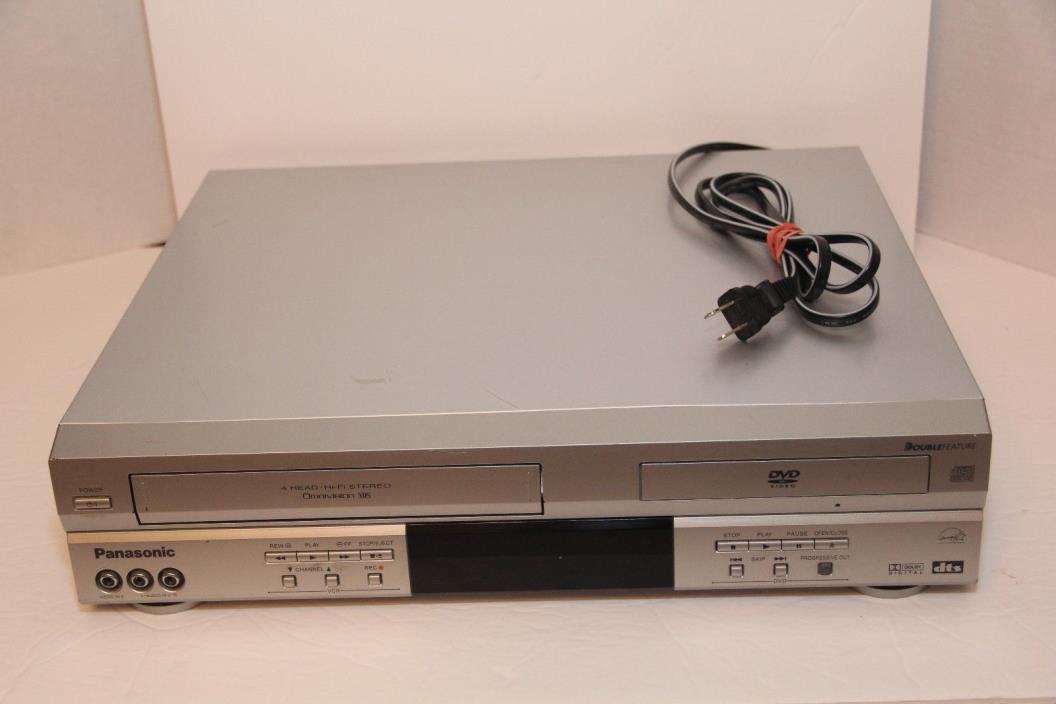Panasonic PV-D4743S-K DVD Player VHS VCR Combo Video Cassette Recorder