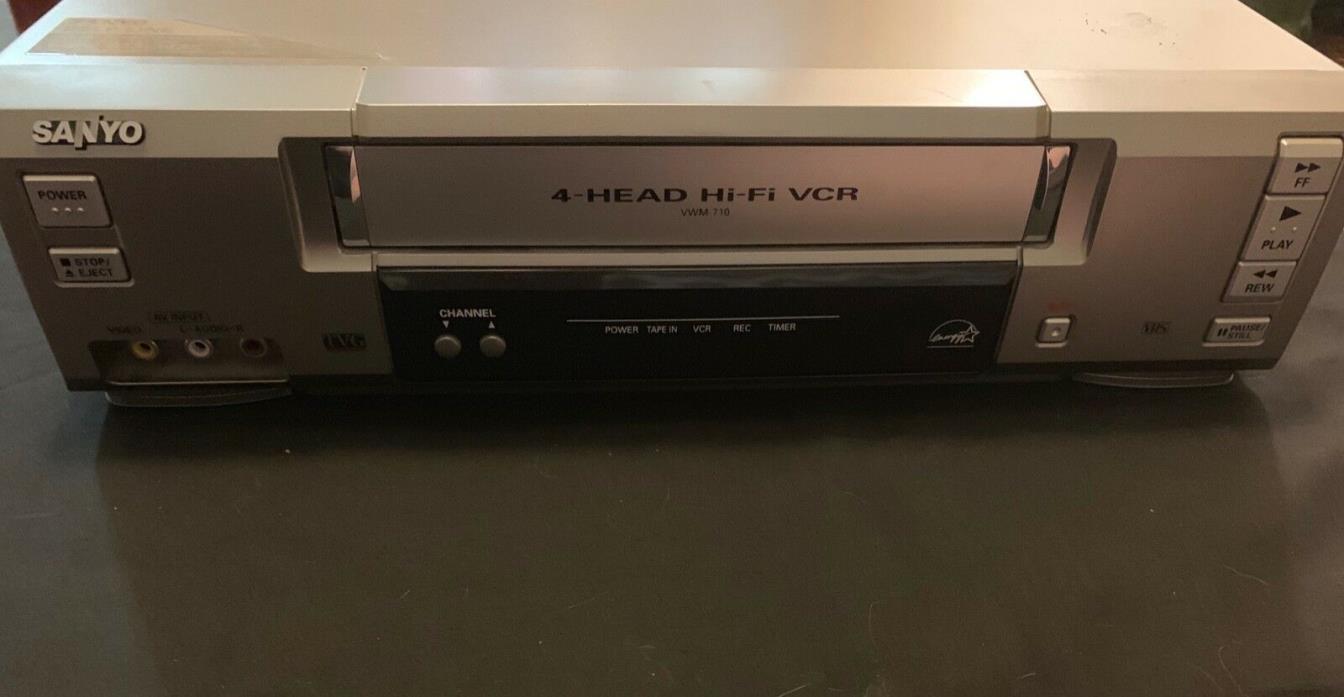 Sanyo VWM 710 VCR HIFI 4-Head VCR