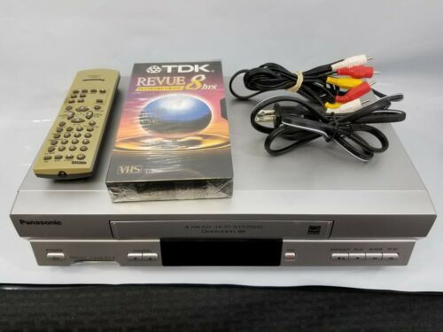 Vcr Vhs Panasonic PV-V4524S with remote and extras. Tested/clean