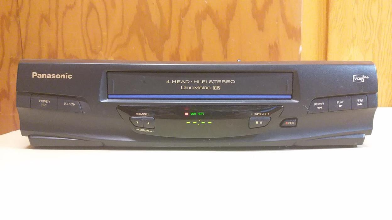 Panasonic 4 Head HIFI Stereo Omnivision VHS  VCR