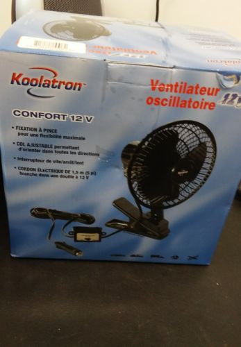 Koolatron  12V Comfort  Oscillating Fan  #40113