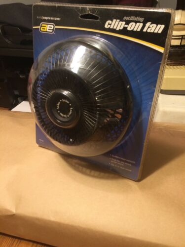 Auto Expression Clip On Oscillating Fan #83106 Brand New