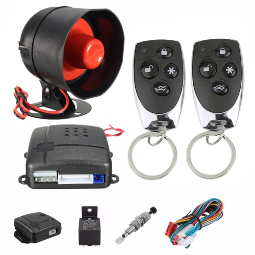UHeng Car Alarm Vehicle Security System Keyless 2 Remote Control Siren Horn