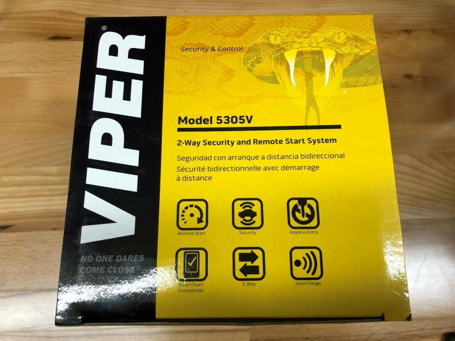 Viper Car Alarm & Remote Starter 2-Way LCD Remote 5305V - 1/4 Mile Range