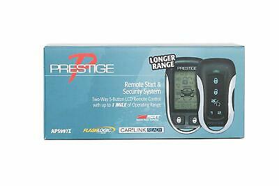 Prestige APS997Z Two-Way 5-Button LCD Car Remote Start & Security System