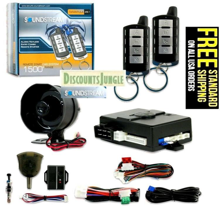 SOUNDSTREAM ARS.1 CAR1-WAY PAGING REMOTE START ENTRY AND KEYLESS ENTRY