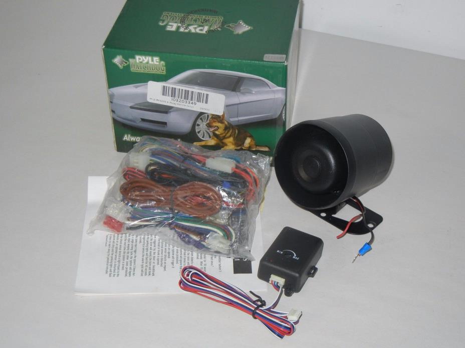 PYLE PWD203 6- RELAY VEHICLE ALARM CODE ENCRYPTION MISSING PIECES