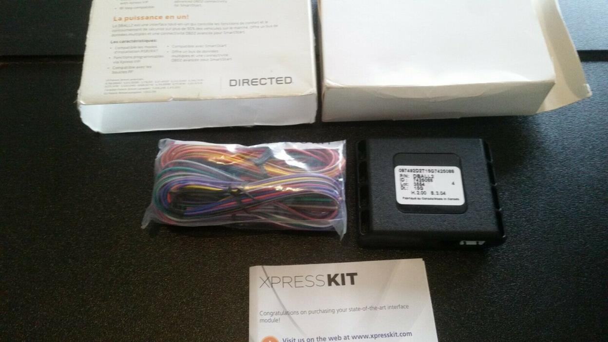 DIRECTED VIPER XPRESSKIT DATABUS ALL COMBO BYPASS AND DOOR LOCK MODULE DBALL2