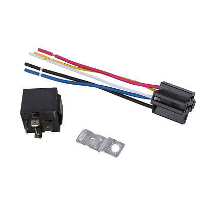 12Volt 30/40 Amp SPDT Automotive Relay with Wires &Harness Socket for Car Stereo