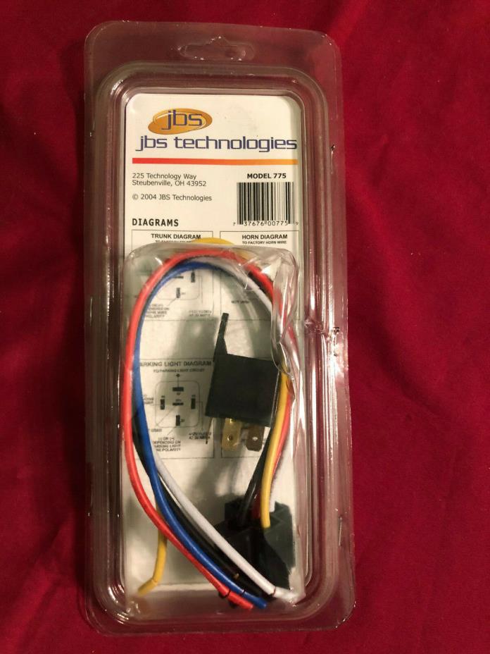 NEW JBS Technologies Universal Automotive Relay Part #775 for Optional Features