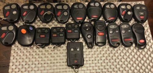 Lot of keyless FOB-Car Remote Alarm-used-GMC-Chevy- FOBS