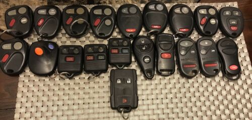 Lot of keyless FOB-Car Remote Alarm-used-GMC-Chevy- FOBS