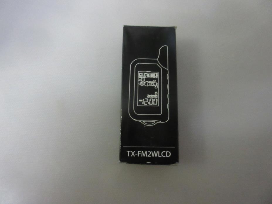 New FM 2-Way Remote Control with LCD Screen TXFM2WLCD