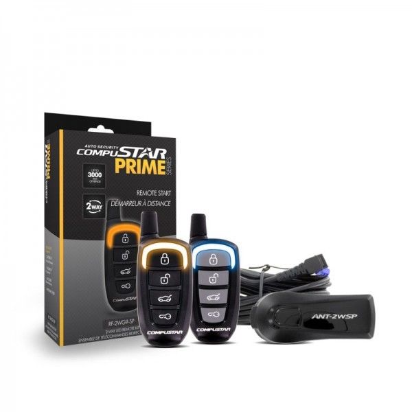 Compustar RF-2WG9-SP Two Way Remote Kit with Antenna 3000 Foot Range New Remote