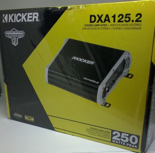 Kicker 43DXA125.2 125-Watt 2-Channel Full-Range Car Amplifier