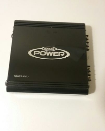 Jensen POWER4002 Power4002 400-Watt 2 Channel Black Car Audio Amplifier