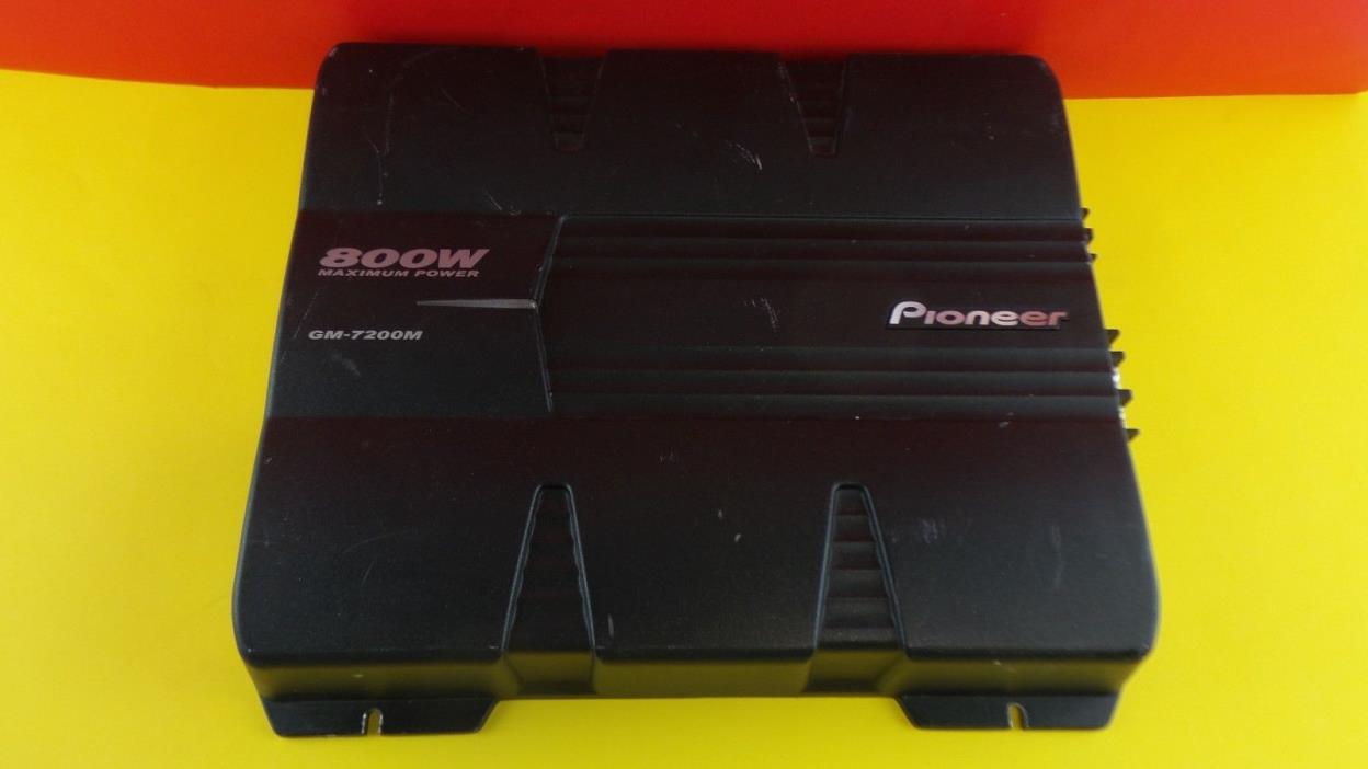 Pioneer GM-7200M Mono Power Amplifier with 800 Watts Maximum Power #PioO