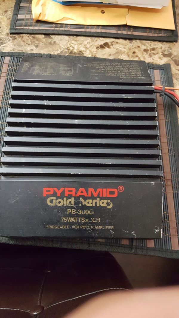 OLD SCHOOL Pyramid Gold Series Amp Amplifier car audio PB-300G AUTO AMP