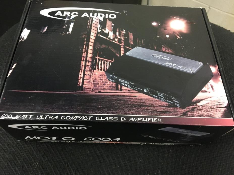 Arc Audio Moto 600.4 Amp for Harley, RZR, Maverick