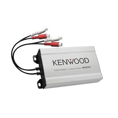 Kenwood KAC-M1804 Compact 4 Channel Digital Amplifier (Certified Refurbished)