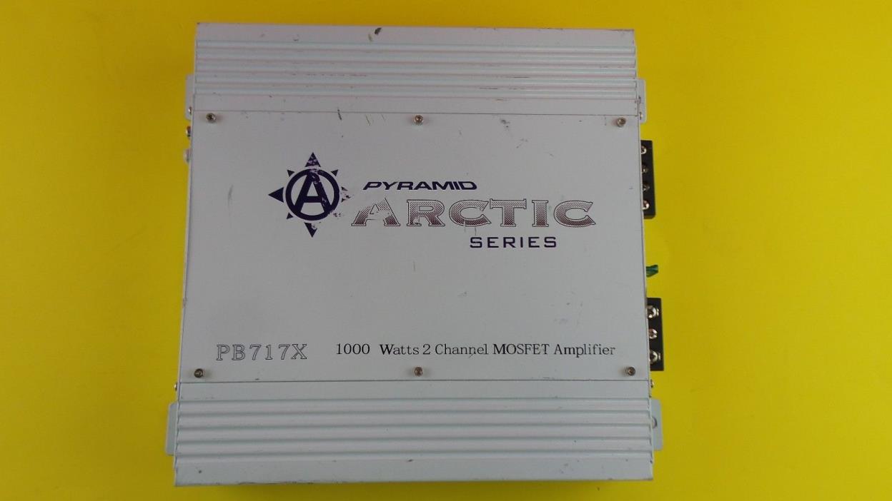 PYRAMID 2 Channel 1000 Watt Car Audio Amplifier Power Amp Class AB PB717X #Actik