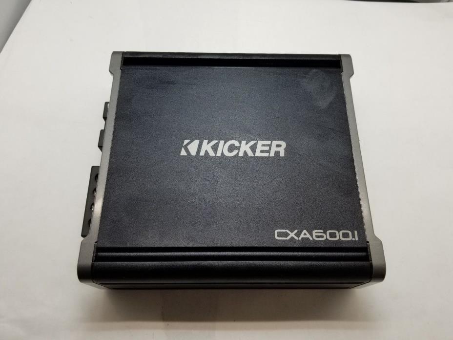 Kicker 43CXA6001 600 Watt RMS Mono Class D Car Audio Amplifier CXA600.1 Used