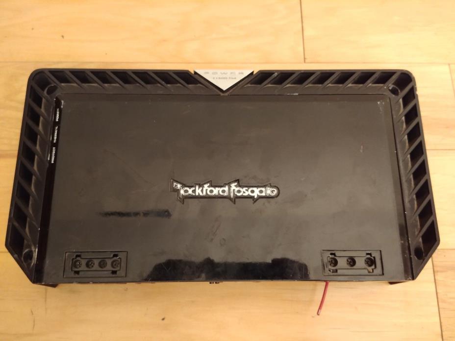 Rockford Fosgate T1500-1BDCP 1-Channel Car Amp FOR PARTS OR REPAIR POWERS ON