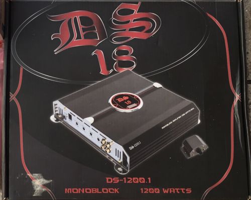 Car Audio Amplifier DS18 Mono 1200.1