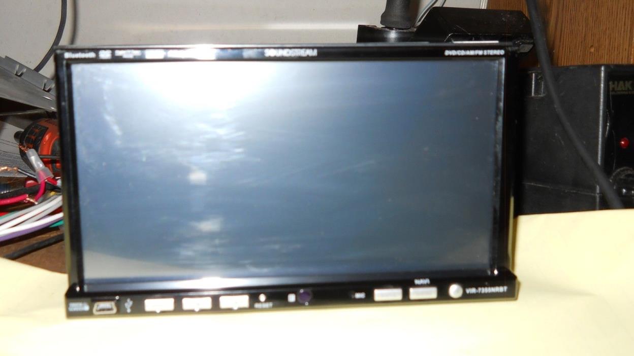 Soundstream VIR-7355NRBT Used  Multi Media Player Working no remote or nav disc