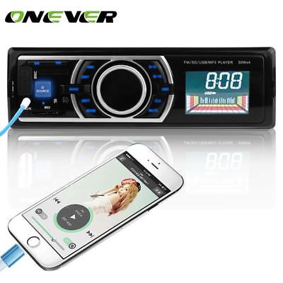 1 Din 12V Car Stereo Radio Mp3 Player In-dash FM Receiver 50Wx4 Output Support U