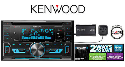Kenwood DPX592BT CD Receiver w/ Bluetooth & SXV300v1 SiriusXM Satellite Radio