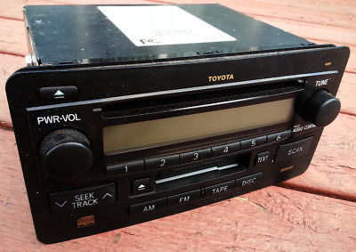 Toyota Fujitsu Car Radio CD & Cassette Player 86120-0C071 16854