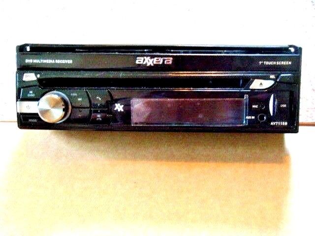 ACCERRA AV7115B DVD RECEIVER WITH BUILT IN BLUE TOOTH IN DASH WITH REMOTE