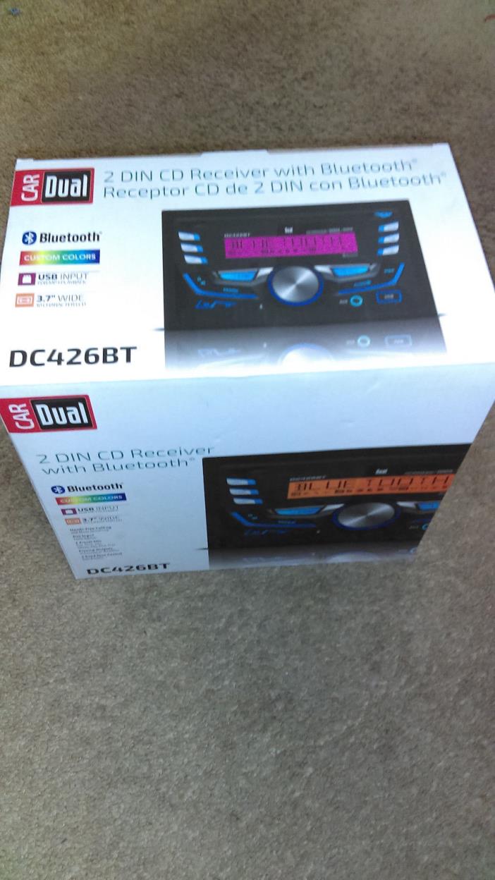 Dual Electronics DC426BT Double DIN In-Dash Bluetooth CD Car Stereo
