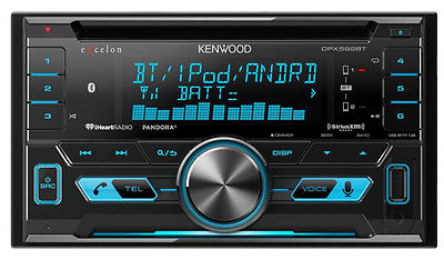 Kenwood DPX592BT In Dash Double Din CD Receiver with Bluetooth