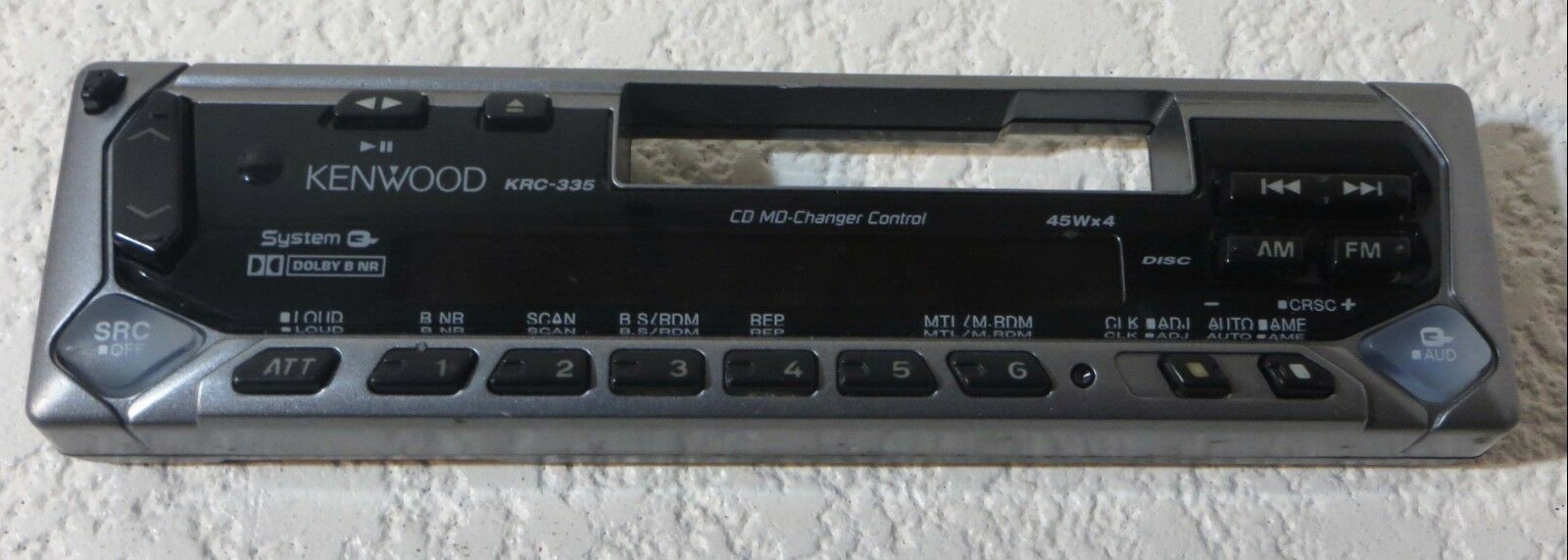 Original Kenwood KRC-335 Car Audio Faceplate Only