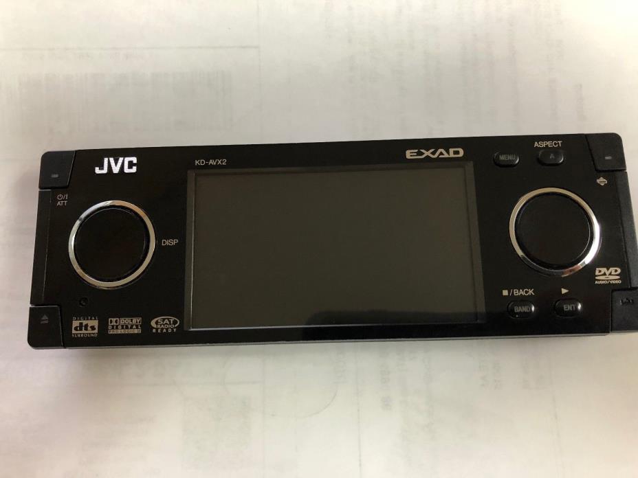 JVC KD-AVX2 FACEPLATE ONLY