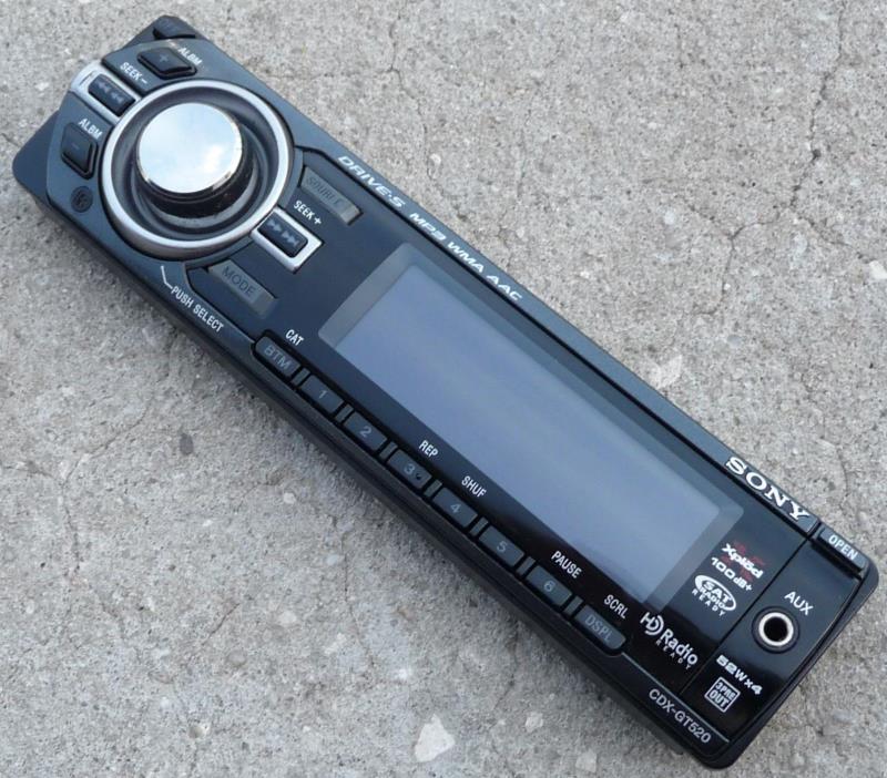 Sony Xplod CDX-GT520 Car Stereo MP3 / WMA / AUX CD Player Face Plate