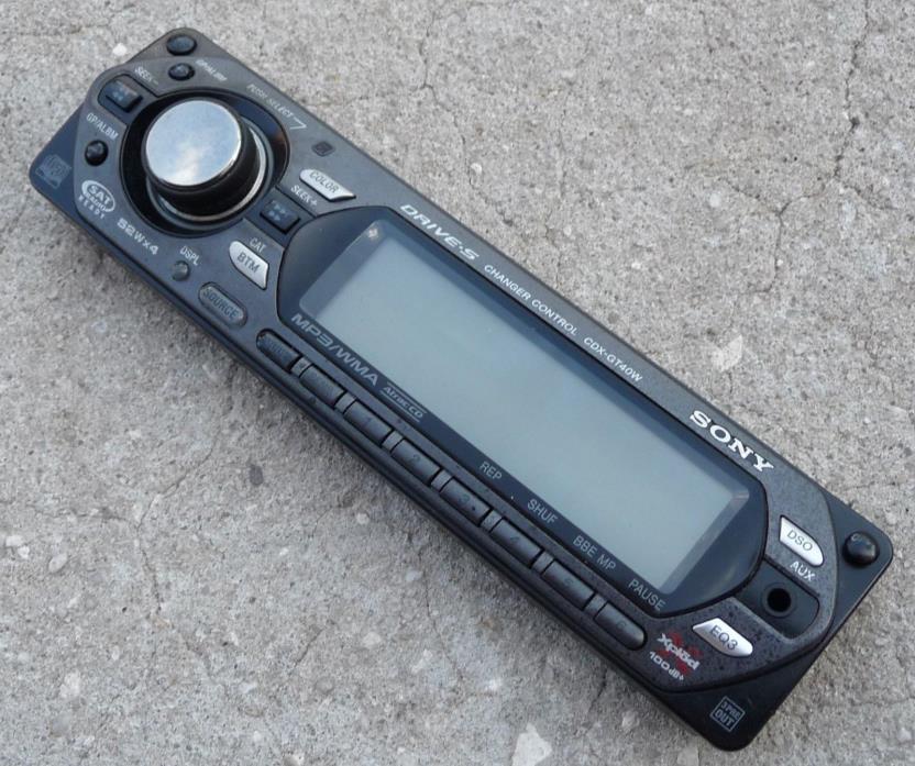 Sony CDX-GT40W Car Stereo MP3 / WMA / AUX CD Player Face Plate