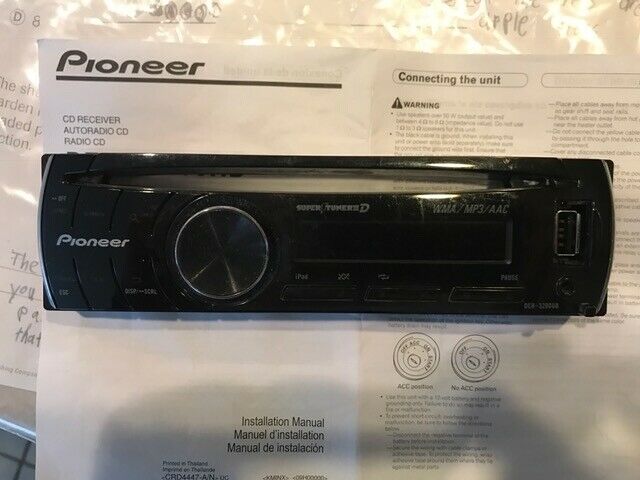 PIONEER DEH-3200UB Faceplate Only