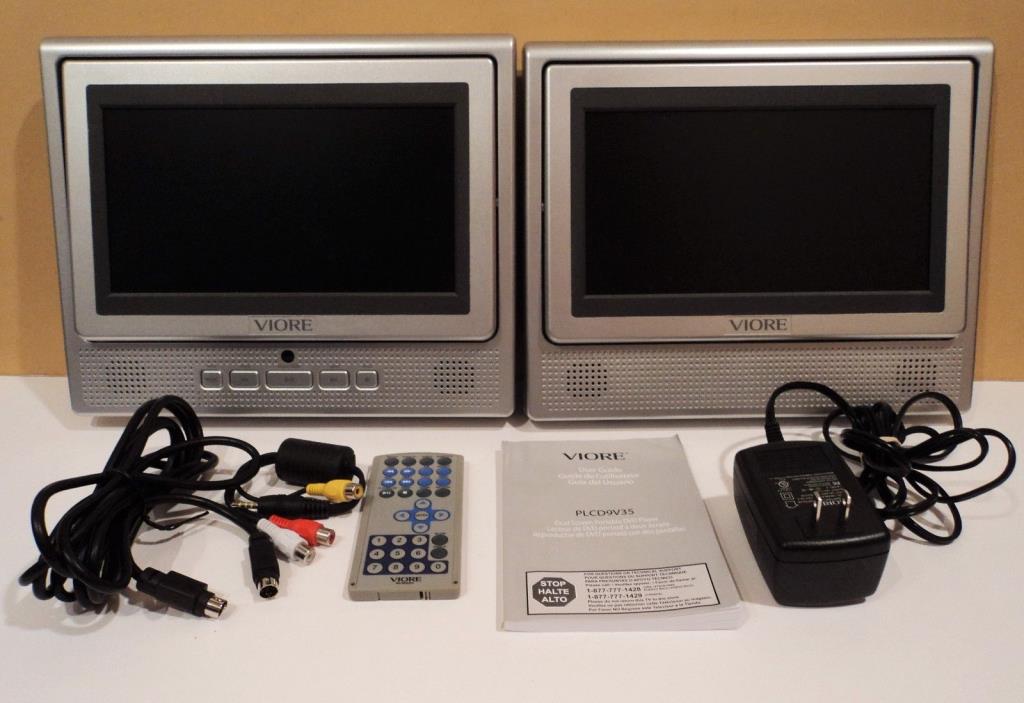 Viore Dual Screen Portable DVD Player Headrest 9
