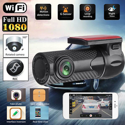 Mini WIFI Dash Cam HD 1080P Car DVR Camera Video Recorder Night Vision G-sensor