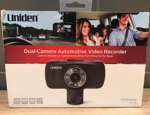 Uniden DC115 Dual-Camera Automotive Video Recorder Dashcam