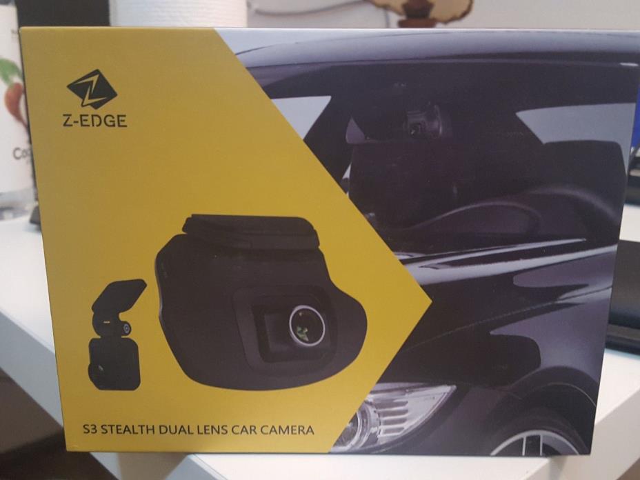 Z-EDGE S3 Dual Dash Cam - Ultra HD 1440P Front & 1080P Rear 150 Degree Wide Angl