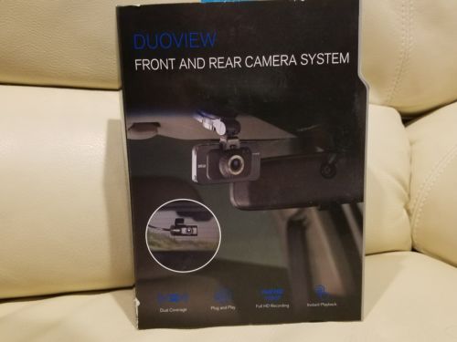 Duoview DashCam Front and Rear Camera System - New