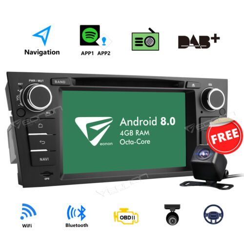 Android8.0 8Core Car Dash DVD GPS Navigation for BMW 2005-2011 E90 E91 E92 CAM E