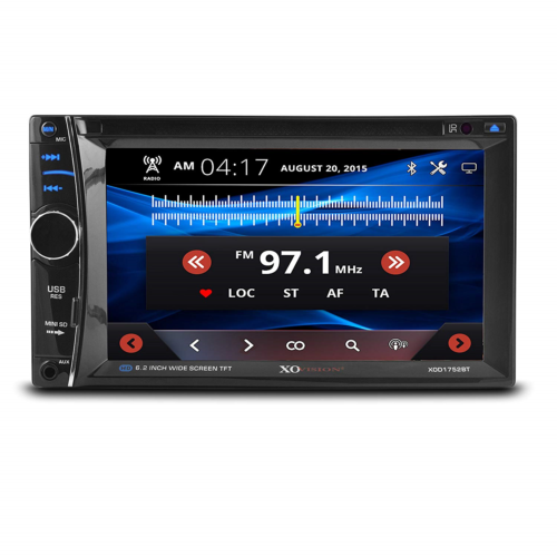 XO Vision 6.2-inch Touchscreen DVD Multimedia Car Stereo Receiver with Bluetooth