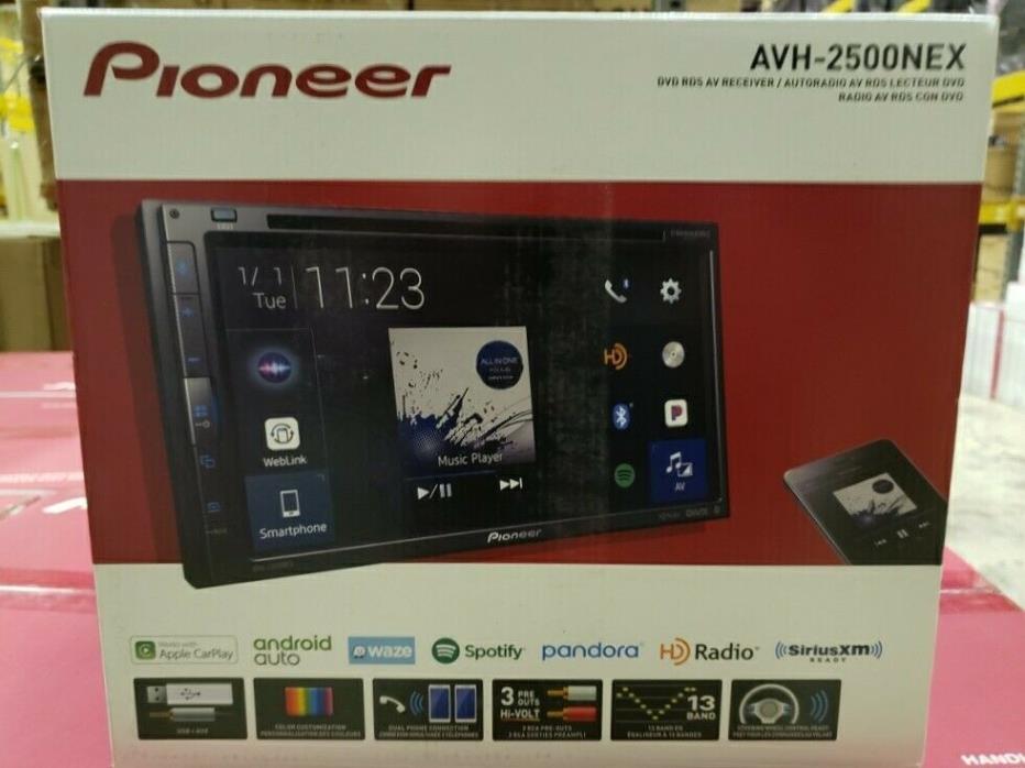 Pioneer AVH-2500NEX In-Dash Double Din DVD/CD/MP3 Player w/ 6.8