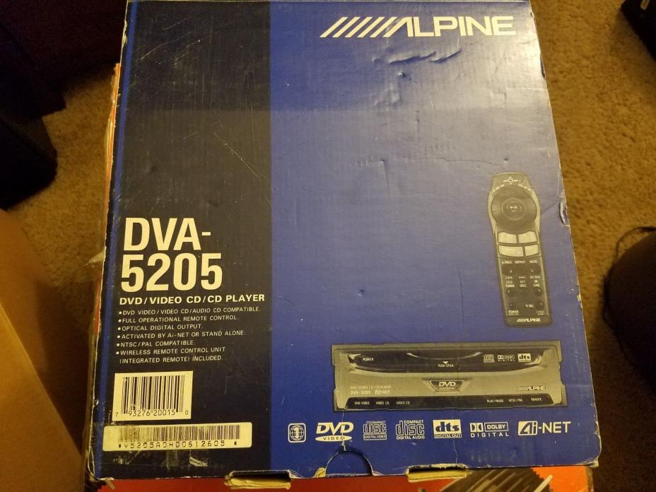 NEW Alpine DVA-5205 DVD/Video CD/CD Player